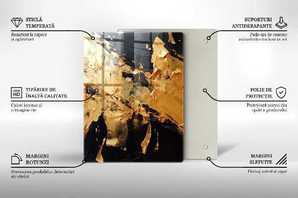 Copri piano cottura Texture di vernice elegante