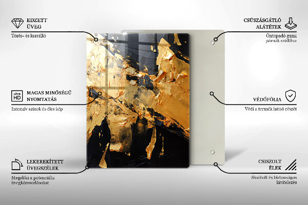 Copri piano cottura Texture di vernice elegante