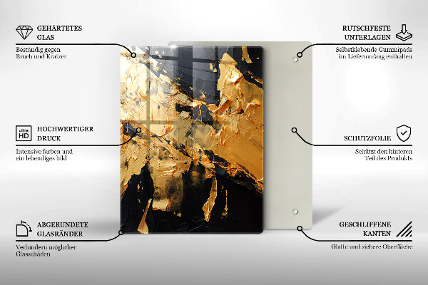 Copri piano cottura Texture di vernice elegante