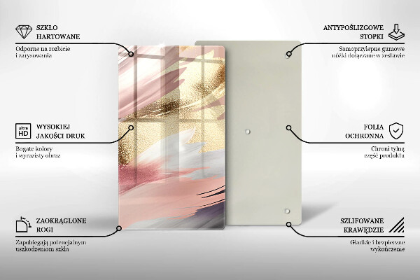 Copri piano cottura Macchie pastello