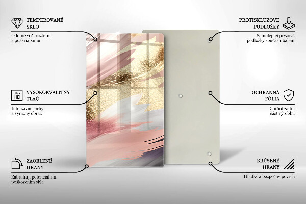 Copri piano cottura Macchie pastello