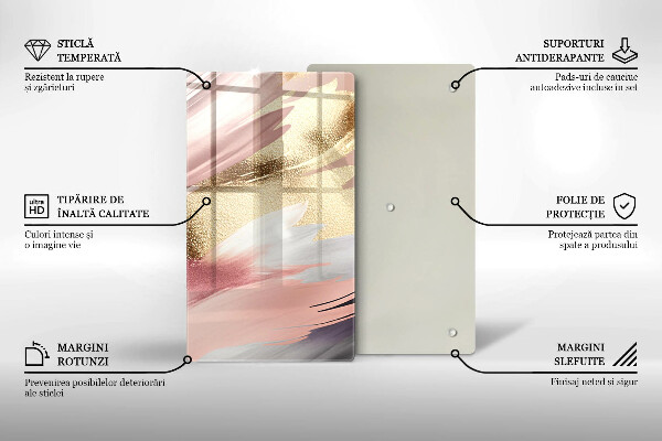 Copri piano cottura Macchie pastello