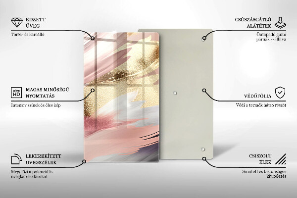 Copri piano cottura Macchie pastello