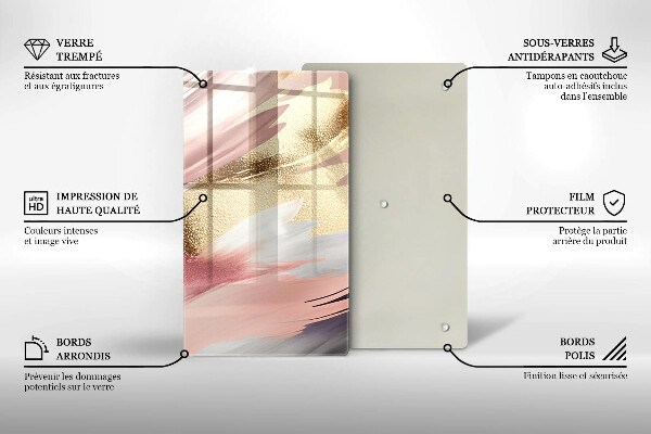 Copri piano cottura Macchie pastello