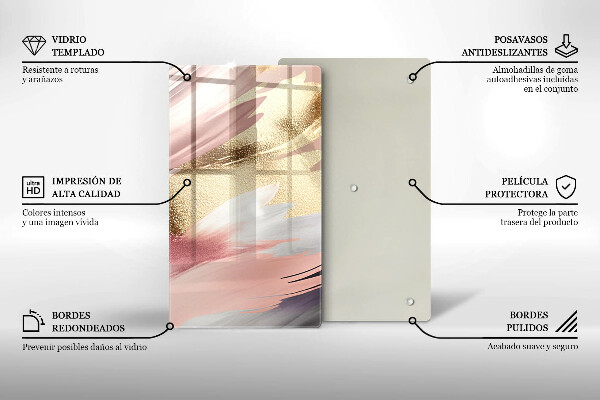 Copri piano cottura Macchie pastello