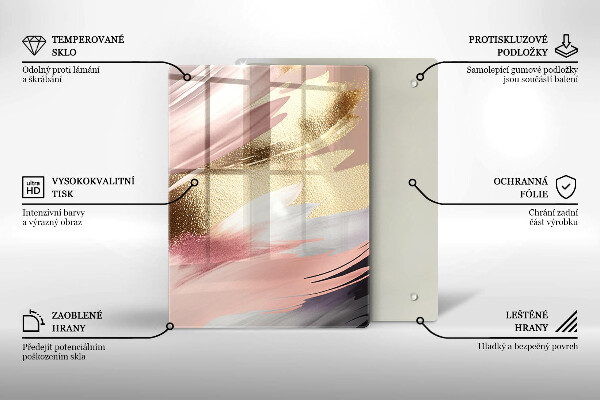 Copri piano cottura Macchie pastello