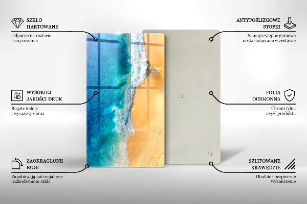 Copri piano cottura Spiaggia e mare