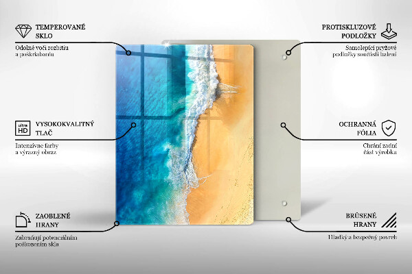 Copri piano cottura Spiaggia e mare