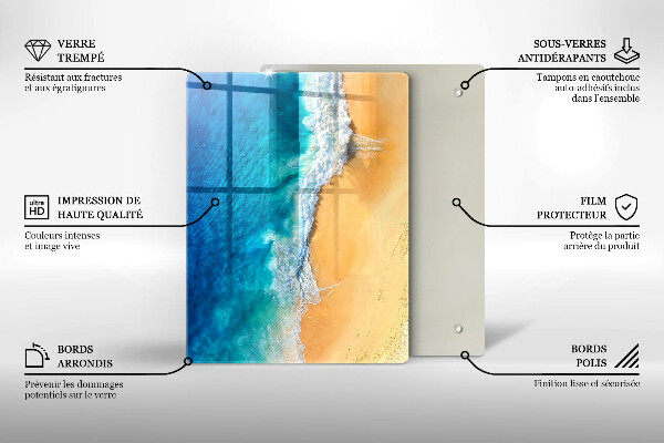 Copri piano cottura Spiaggia e mare