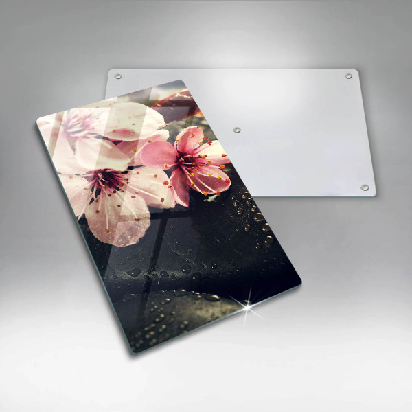 Copri piano cottura Fiori pietre zen