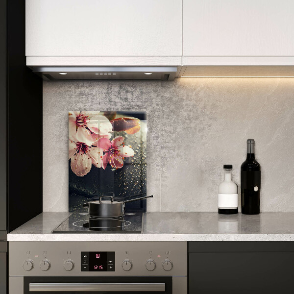 Copri piano cottura Fiori pietre zen