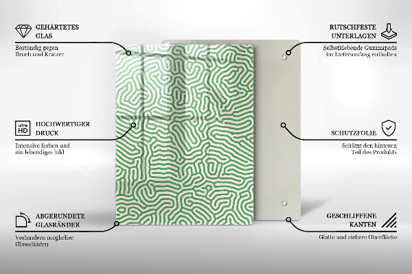 Copri piano induzione Linee astratte