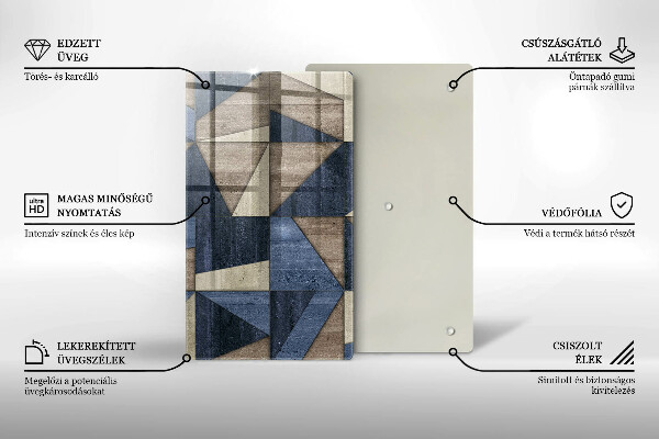 Copri piano cottura Astrazione geometrica