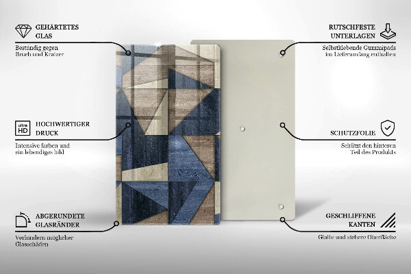 Copri piano cottura Astrazione geometrica