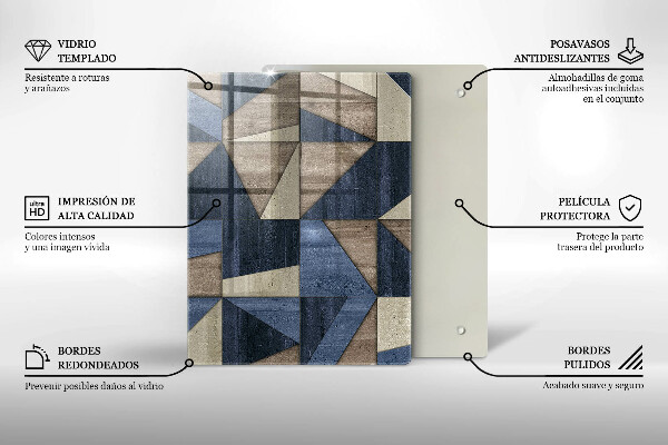 Copri piano cottura Astrazione geometrica