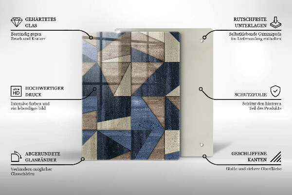 Copri piano cottura Astrazione geometrica