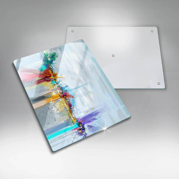 Copri piano cottura Astrazione dipinta