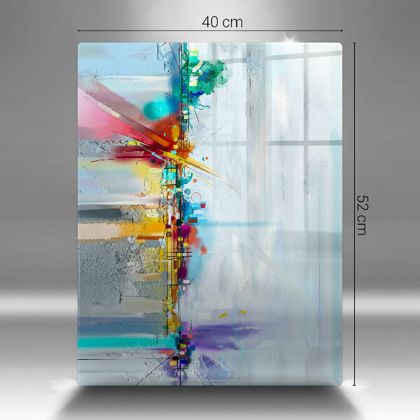 Copri piano cottura Astrazione dipinta