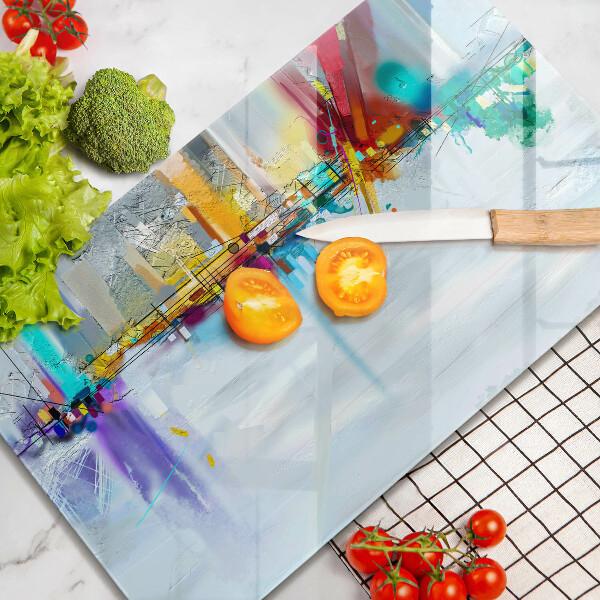 Copri piano cottura Astrazione dipinta