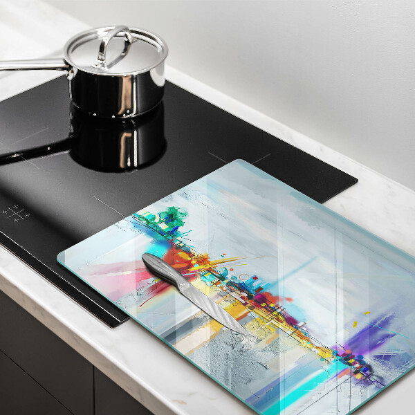 Copri piano cottura Astrazione dipinta
