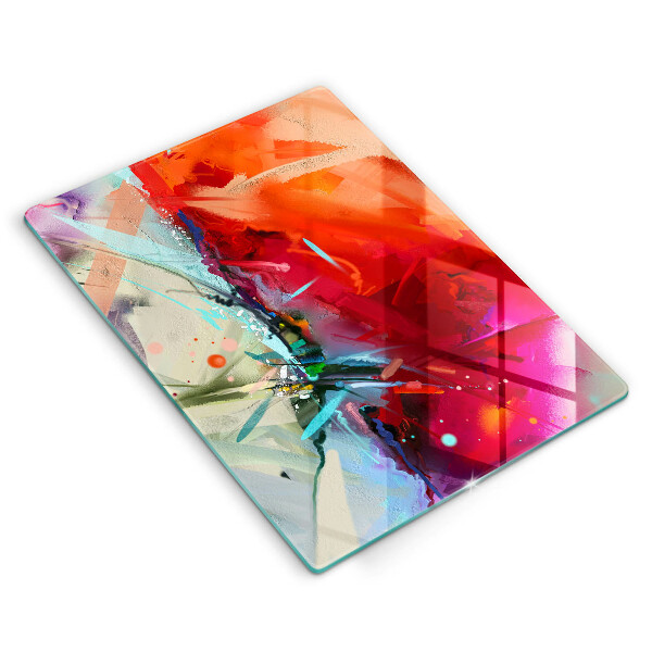 Copri piano cottura Astrazione dipinta