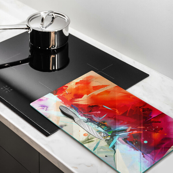 Copri piano cottura Astrazione dipinta