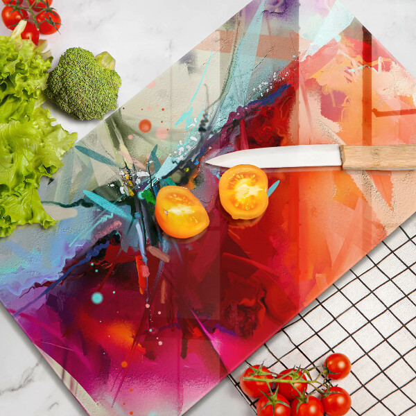 Copri piano cottura Astrazione dipinta