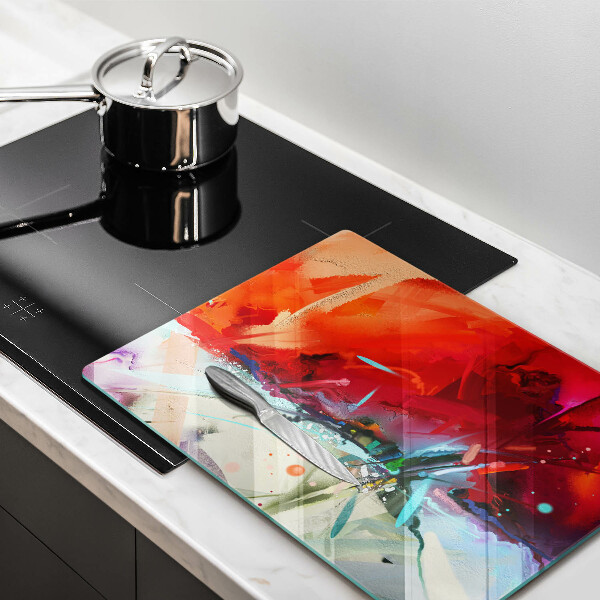 Copri piano cottura Astrazione dipinta