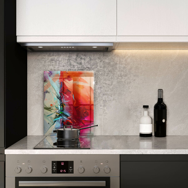 Copri piano cottura Astrazione dipinta