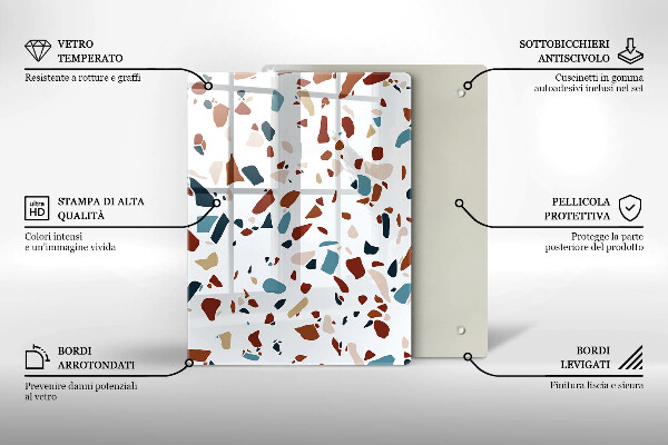 Copri piano cottura Pietra decorativa