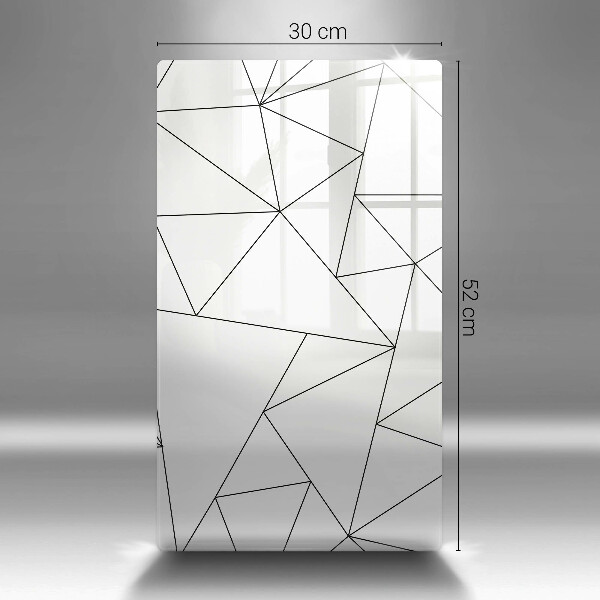 Copri piano cottura Triangoli bianchi