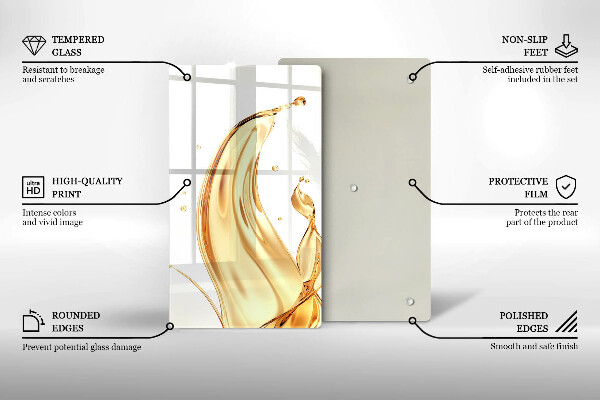 Copri piano cottura olio d'oliva