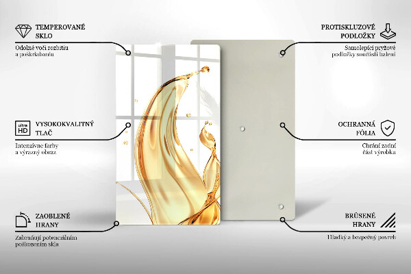 Copri piano cottura olio d'oliva