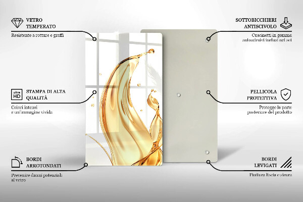 Copri piano cottura olio d'oliva