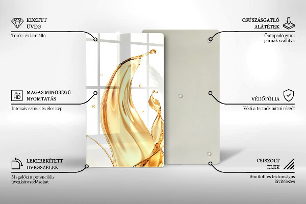 Copri piano cottura olio d'oliva