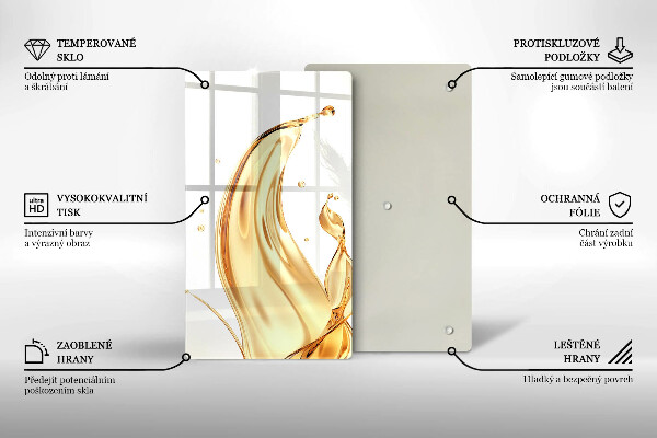 Copri piano cottura olio d'oliva