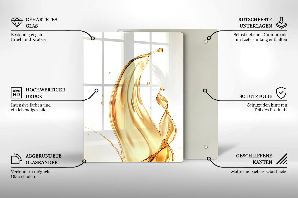 Copri piano cottura olio d'oliva