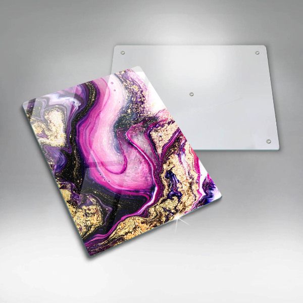 Copri piano cottura Oro di disegno astratto