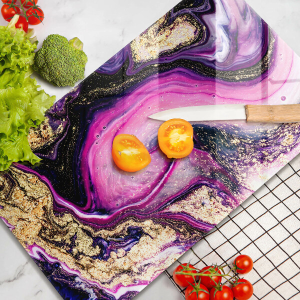 Copri piano cottura Oro di disegno astratto