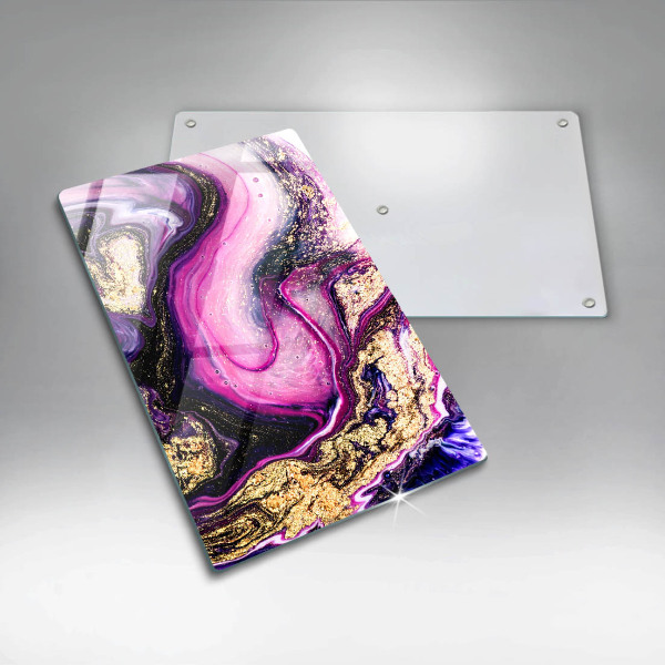 Copri piano cottura Oro di disegno astratto