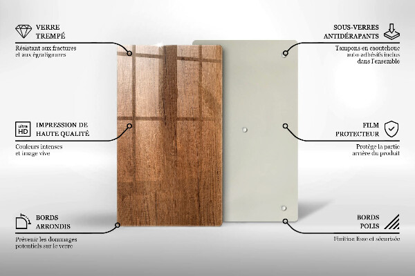 Copri piano induzione Struttura del legno