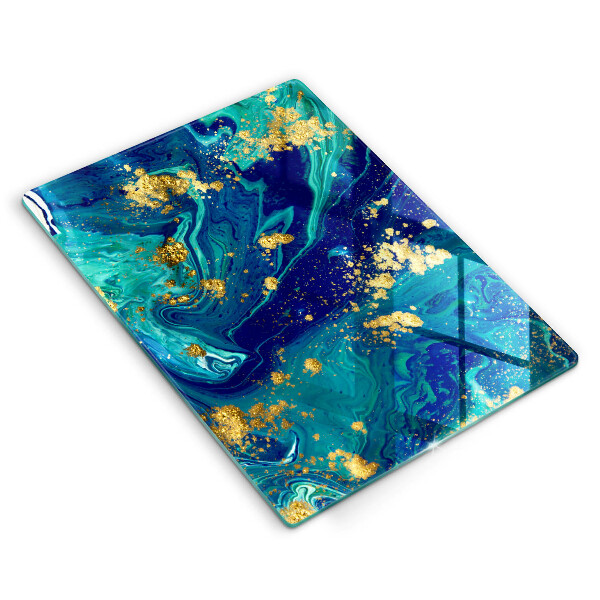 Copri piano induzione Astrazione con l'oro