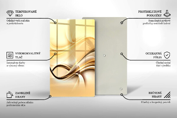 Copri piano induzione Astrazione del fumo