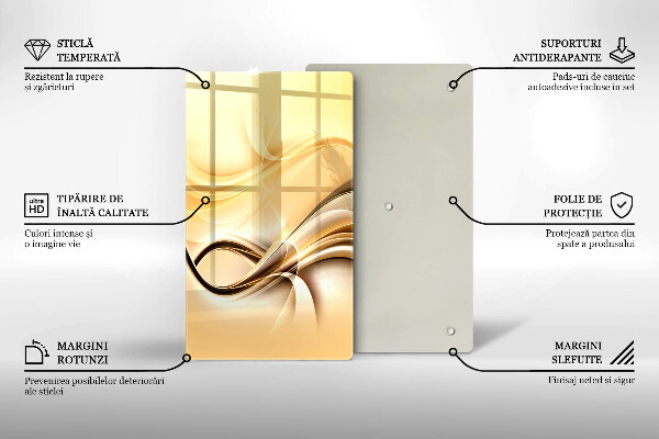 Copri piano induzione Astrazione del fumo