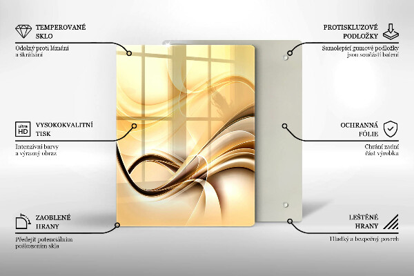 Copri piano induzione Astrazione del fumo