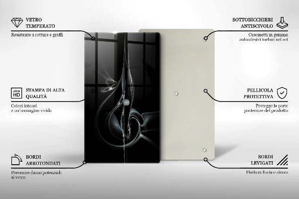 Copri piano induzione Astrazione moderna
