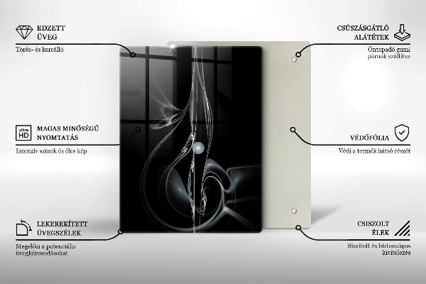 Copri piano induzione Astrazione moderna