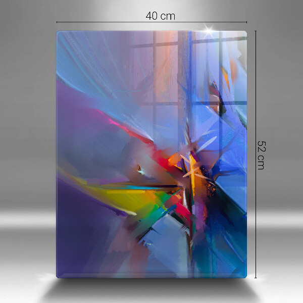 Copri fornello cucina Astrazione dipinta