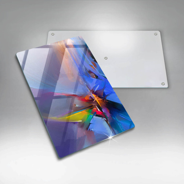 Copri fornello cucina Astrazione dipinta