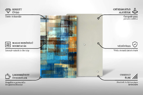 Copri fornello cucina Sfondo dipinto